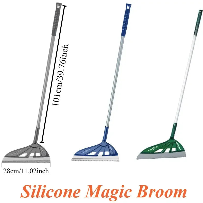 180 ° Rotating Magic Broom - Telescopic Static Free Sweeping, Clean Office, Bathroom, and Living Room Without Trace