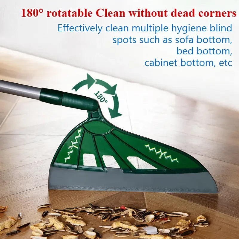 180 ° Rotating Magic Broom - Telescopic Static Free Sweeping, Clean Office, Bathroom, and Living Room Without Trace