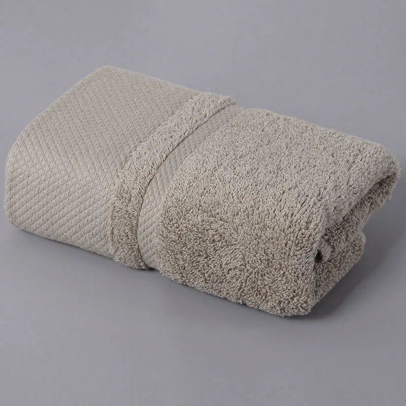Solid Color Cotton Super Absorbent Hand Towel Face Hand Towel Thicken Soft Bathroom Hand Towels Home Hotel Supplies 34x75cm